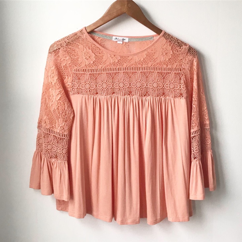 Skylar & Jade Crocheted Top